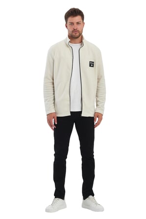 Classics Erkek Standart Fit Günlük Rahat Fermuarlı Yaka Polar Spor Sweatshirt