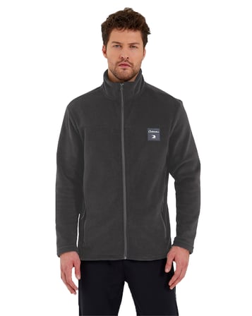 Classics Erkek Standart Fit Günlük Rahat Fermuarlı Yaka Polar Spor Sweatshirt