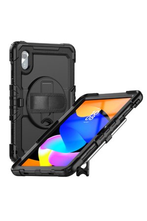 Fuchsia Lenovo K11 Gen 2 TB336FU ile Uyumlu Defender Askılı 360° Dönebilir Standlı Zırh Tablet Koruyucu Kılıfı