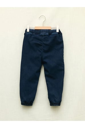 LCW baby İndigo Beli Lastikli Basic Erkek Bebek Jean Pantolon