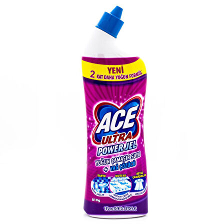 Ace Ferahlık Etkisi Ultra Power Jel Yoğun Çamaşır Suyu & Yağ Çözücü 810 ML