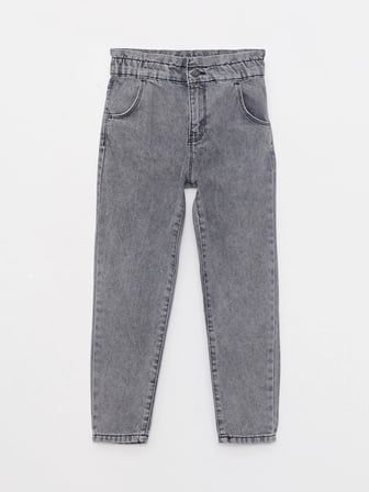 LCW Kids Mavi Pamuklu Basic Kız Çocuk Jean Pantolon