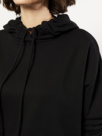 LCW Vision Siyah Kadın Hoodie