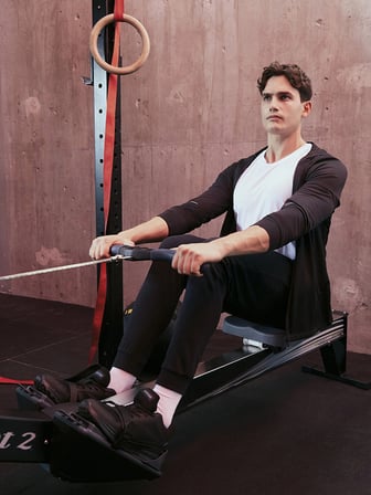 XSIDE ACTIVE Siyah Slim Fit Kapüşonlu Erkek Spor Hırka