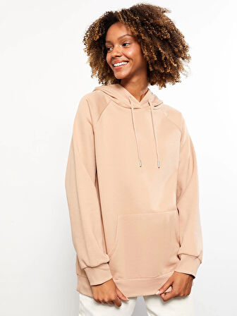 LCW Vision Kahverengi Kadın Kalın Hoodie