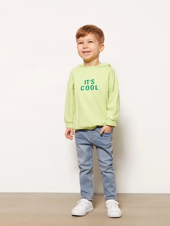 LCW baby İndigo Basic Erkek Bebek Jean Pantolon