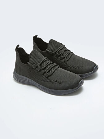 LCW STEPS SİYAH File Detaylı Erkek Spor Ayakkabı