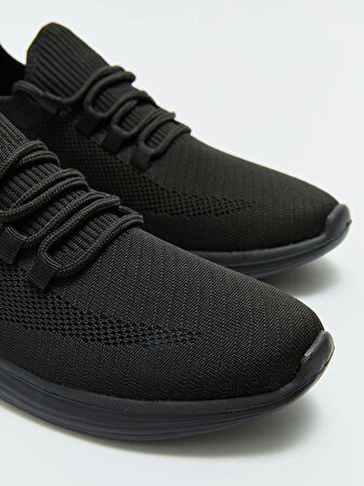 LCW STEPS SİYAH File Detaylı Erkek Spor Ayakkabı