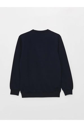 LCWAIKIKI Classic Bisiklet Yaka Uzun Kollu Erkek Sweatshirt
