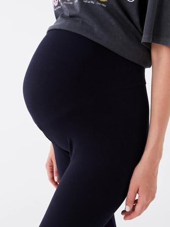 LCWAIKIKI Maternity Lacivert Karın Panelli Düz Hamile Tayt