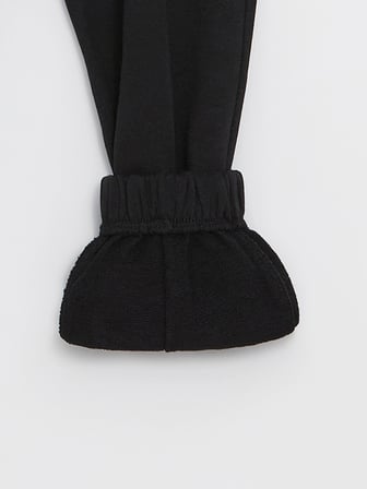 LCW Kids Siyah Beli Lastikli Basic Kız Çocuk Jogger Eşofman Altı