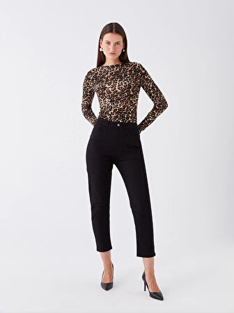 LCWAIKIKI Basic SİYAH Slim Fit Kadın Jean Pantolon