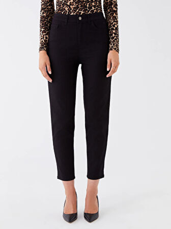 LCWAIKIKI Basic SİYAH Slim Fit Kadın Jean Pantolon