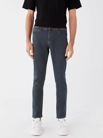 LCW Jeans Yeşil 750 Slim Fit Erkek Jean Pantolon