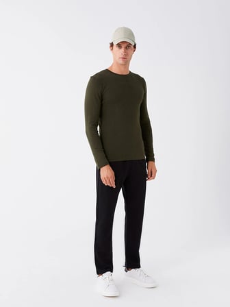 LC Waikiki LCWAIKIKI Classic Bisiklet Yaka Uzun Kollu Erkek