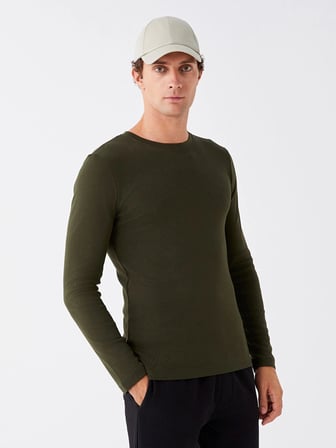 LC Waikiki LCWAIKIKI Classic Bisiklet Yaka Uzun Kollu Erkek
