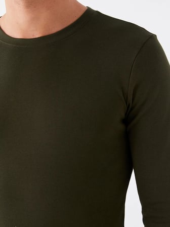 LC Waikiki LCWAIKIKI Classic Bisiklet Yaka Uzun Kollu Erkek