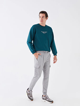 LCW Casual GRİ Slim Fit Erkek Kargo Eşofman Altı