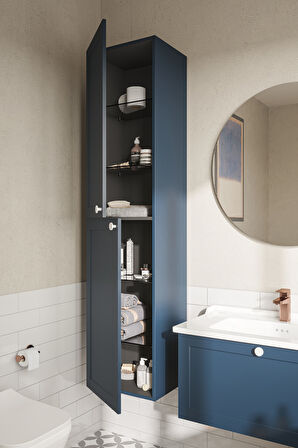 VitrA Root Classic 68515 Boy Dolabı,  Mat Lacivert, 40 cm