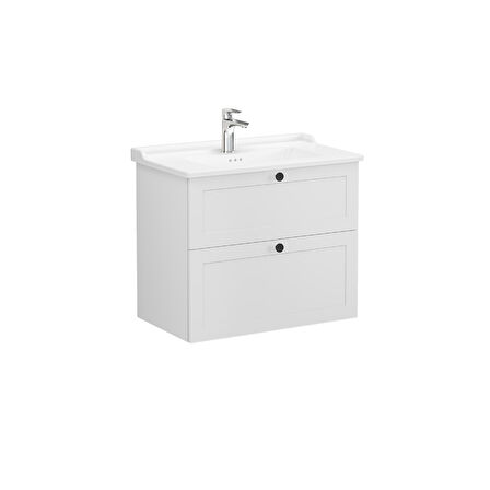 VitrA Root Classic 68870 LavaboDolabı, İki Çekmeceli, Mat Açık Gri