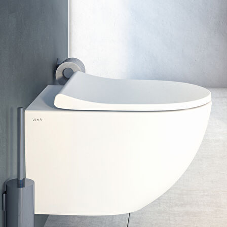 VitrA Sento 130-401R009 İnce Klozet Kapağı, Mat Beyaz