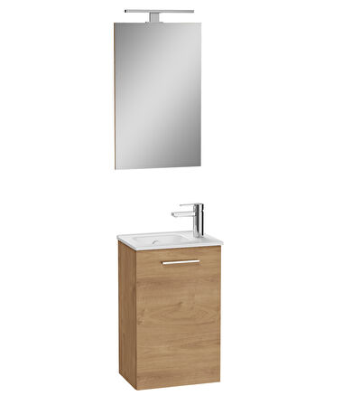 VitrA Mia 69565 Banyo Dolabı Seti, Altın Meşe, 40 cm