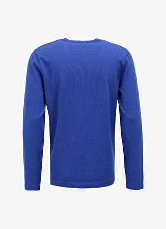 Gmg Fırenze Bisiklet Yaka Slim Fit Saks Erkek Kazak GU23MFW04014