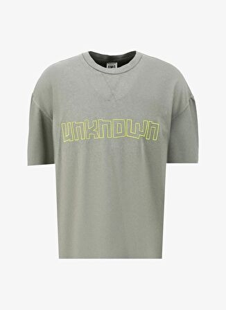 Gmg Fırenze Bisiklet Yaka Haki Erkek T-Shirt GU23MFW03001