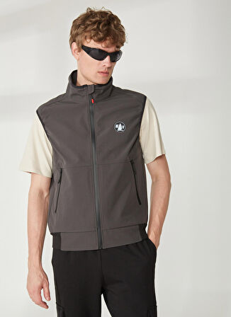 Murphy&Nye Düz Siyah Erkek Yelek LEECH GILET