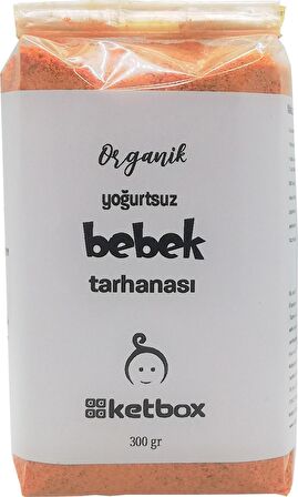 Organik Yoğurtsuz Bebek Tarhanası +6 Ay 300 gr Katkısız Doğal