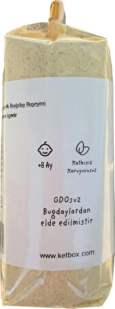 Organik Doğal Buğday Ruşeymli Bebek İrmiği 300 gr +8 Ay