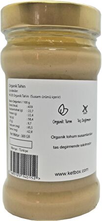 Organik Tahin 300 Gr Katkısız Doğal