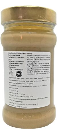 Organik Tahin 300 Gr Katkısız Doğal