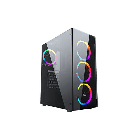 GAMETECH ARES RAINBOW 4X120MM FAN GAMING OYUNCU KASASI