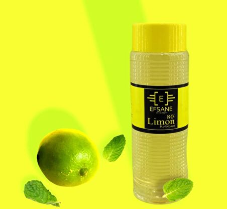 Sırımsı Efsane Limon Kolonyası  80 Derece 400 Ml. Plastik Şişe