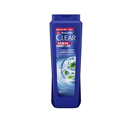 Clear Tüm Saçlar İçin Kepek Önleyici Mentollü Şampuan 485 ml