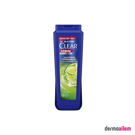 Clear Men Tüm Saçlar İçin Kepek Önleyici Limonlu Şampuan 485 ml