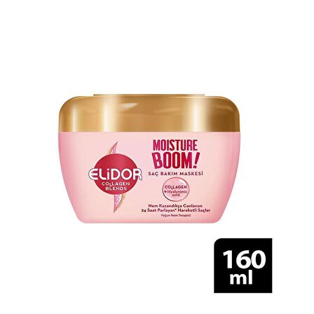 Elidor Collagen Blends Şampuan 350ml Saç Bakım Kremi 170ml Saç Bakım Maskesi 160ml Yoğun Nem Terapisi 3lü Set