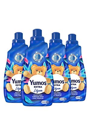 Yumoş Extra Lilyum Konsantre 60 Yıkama Yumuşatıcı 1.44 lt 4'lü