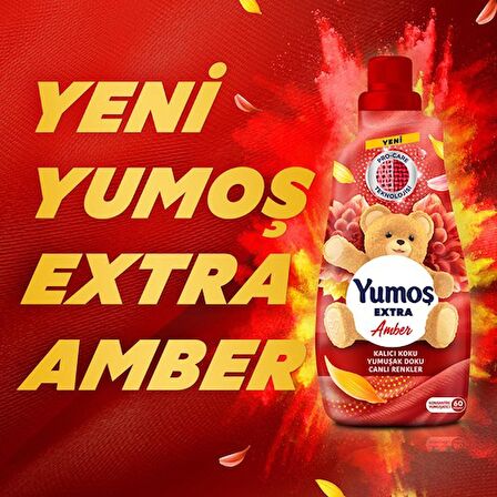 Yumoş Extra Amber Konsantre 60 Yıkama Yumuşatıcı 1.44 lt