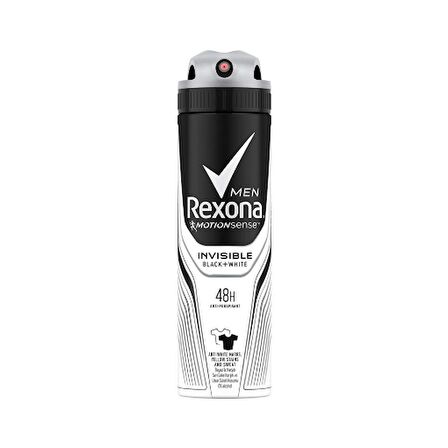 Rexona Deo 150 ml. Men Invisible Black White (2'li)