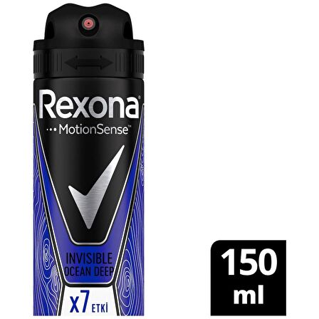 Rexona Men Invisible Ocean Deep Deodorant 150 Ml