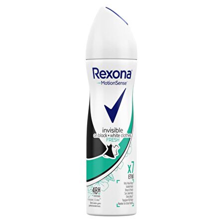 Rexona Deodorant Invisible Black White Fresh Women 150 Ml