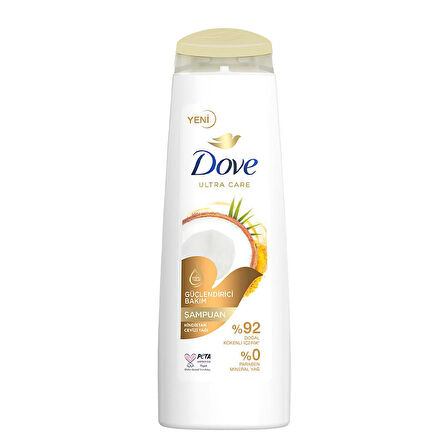 Dove Ultra Care Şampuan Güçlendirici Bakım Hindistan Cevizi 400 ml