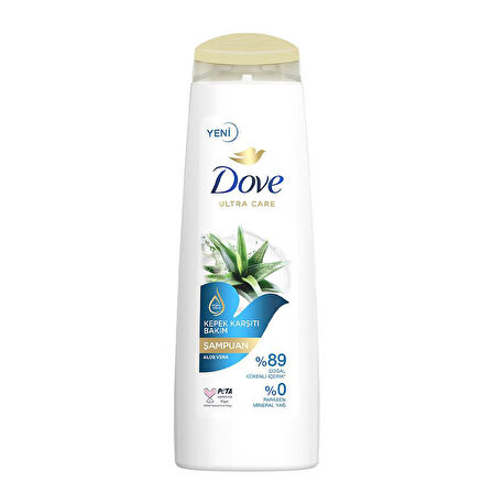 Dove Ultra Care Şampuan Kepek Karşıtı Bakım Aloe Vera 400 ml