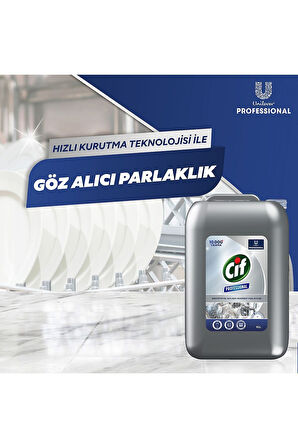 Cif Professional Endüstriyel Bulaşık Makinası Parlatıcısı 10 Lt