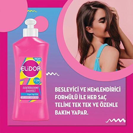 Elidor 7/24 Elektriklenme Önleyici Şekillendirici Bakım Kremi 265 Ml