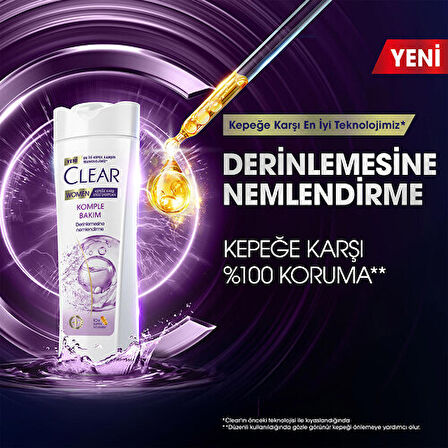 Clear Women Komple Bakım Kepeğe Karşı Şampuan 350 ml