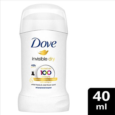 Dove Deodorant Stick Invisible Dry 40 Ml