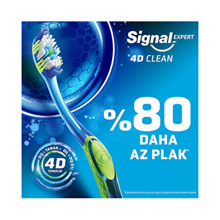 Signal Ultra Clean Expert 4D Clean Diş Fırçası 1+1 Orta